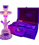 EMPIRE CRYSTAL HOOKAH GOLD/ GLOW IN THE DARK