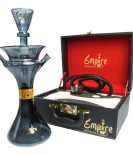 EMPIRE CRYSTAL HOOKAH BEAKER ORANGE-BLACK