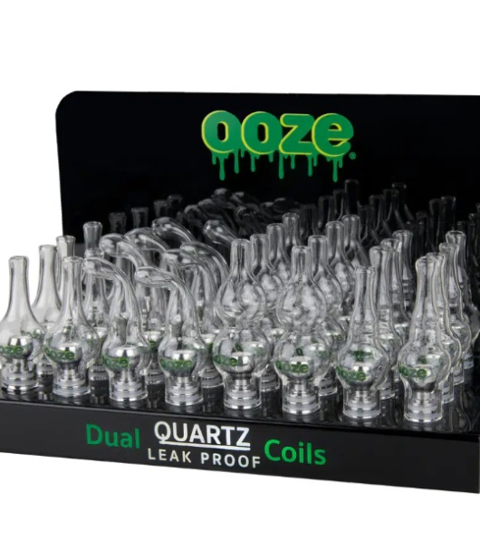 OOZE GLASS GLOBES DUAL QUARTZ COIL 32CT DISPLAY