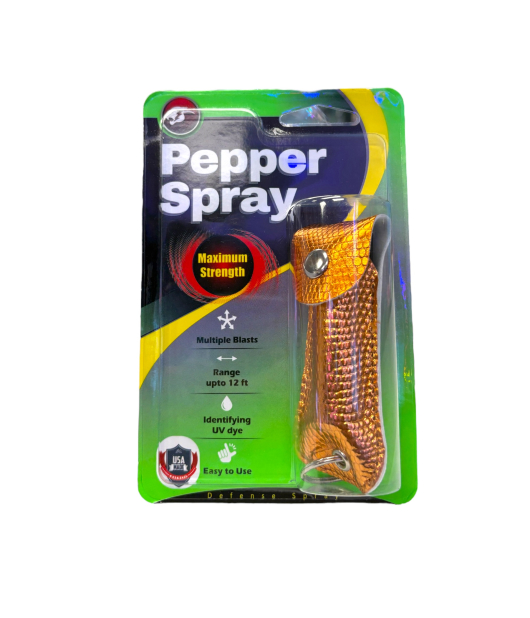 CHEETAH 1/2z KEYCHAIN PEPPER SPRAY EACH