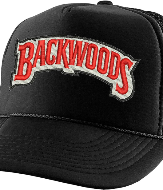 HATS BACKWOOD GAS HOUSE BLACK TRUCKER HAT EACH