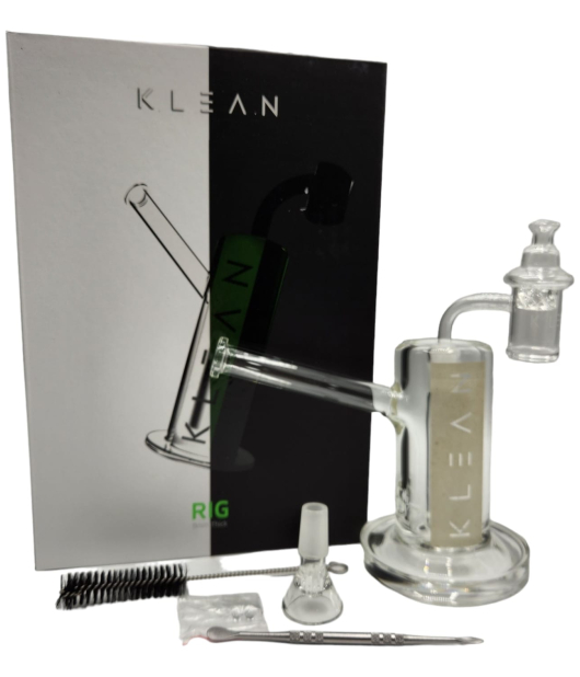 WATER PIPE KLEAN RIG 9MM THICK GLASS