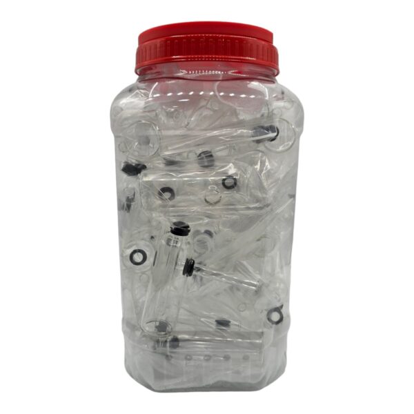 OIL BURNER PIPE JAR 4" CLEAR 25CT