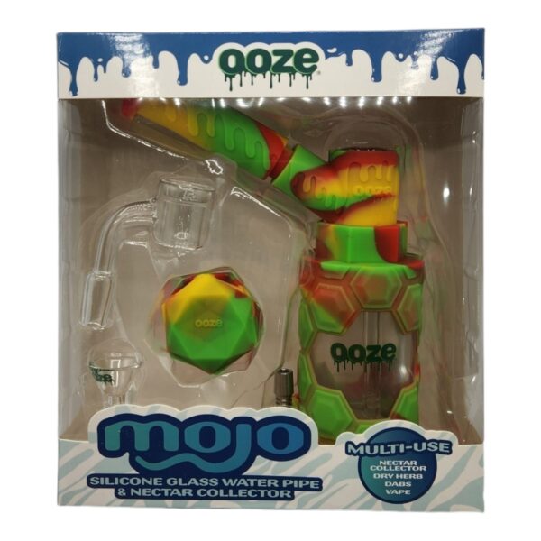 NECTAR COLLECTOR OOZE MOJO ALLIN1 8" 14MM RASTA - Image 2