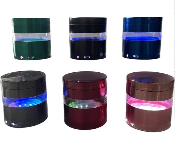 GRINDER WITH WINDOW & LED IN BOTTOM