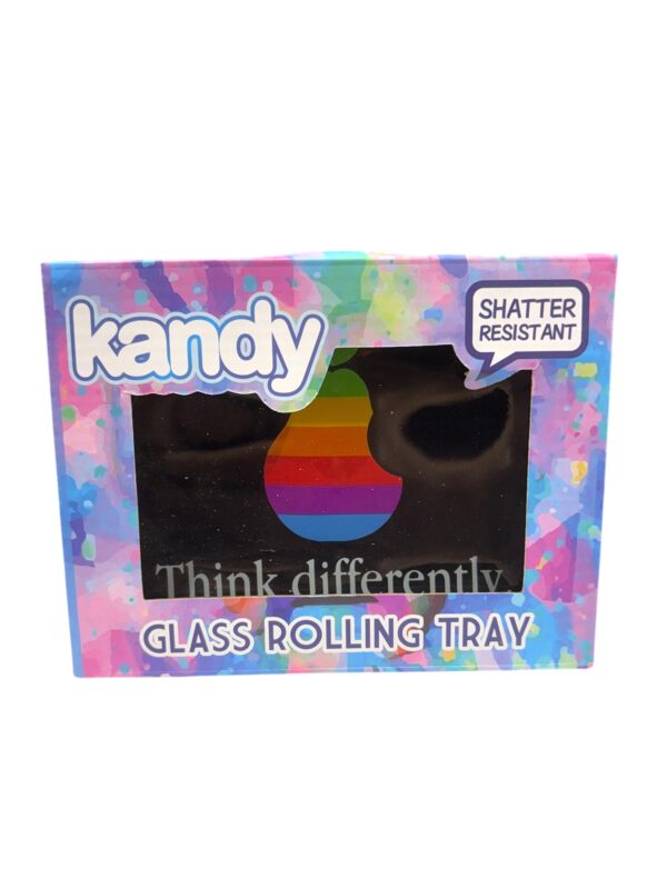 TRAYS KANDY GLASS SMALL 5X6.5" ASST. EACH