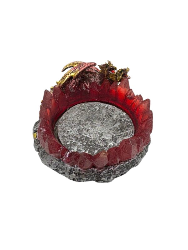 FUJIMA 4.5 INCH RED TEETH DRAGON ASHTRAY-LT188