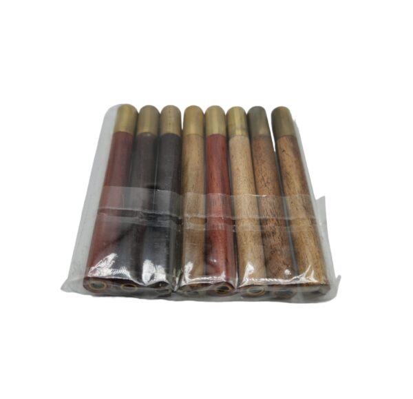 TOBACCO PIPE WOOD ONE HITTER 8CT PACK