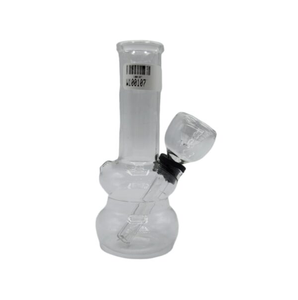 WATER PIPE MINI CLEAR 4" RND BOTTOM