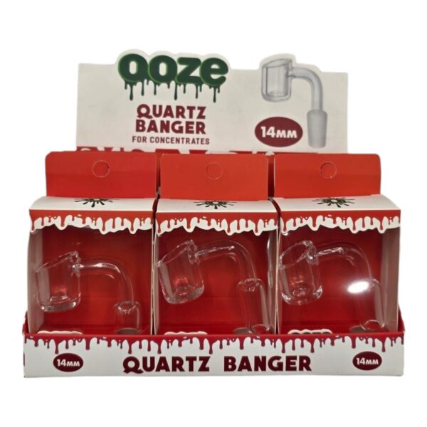 WATER PIPE ATTACHMENT OOZE QUARTZ BANGER 14MM EACH