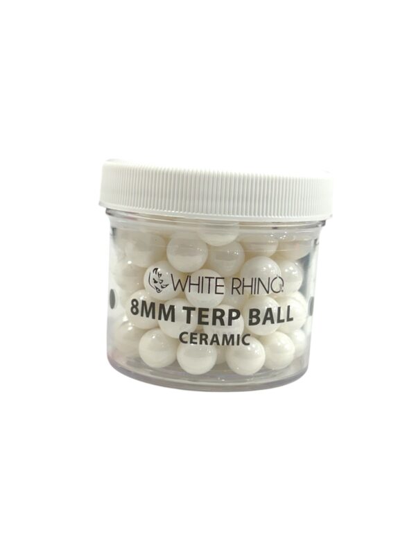 WHITE RHINO TERP BALL 8MM CERAMIC 100CT TB3007 - Image 2