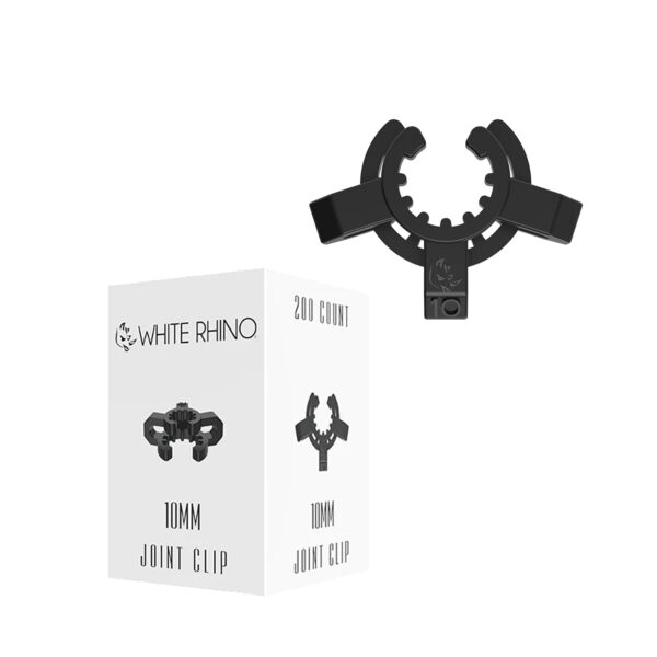 WHITE RHINO JOINT CLIP 10MM BLACK 200CT CC1004