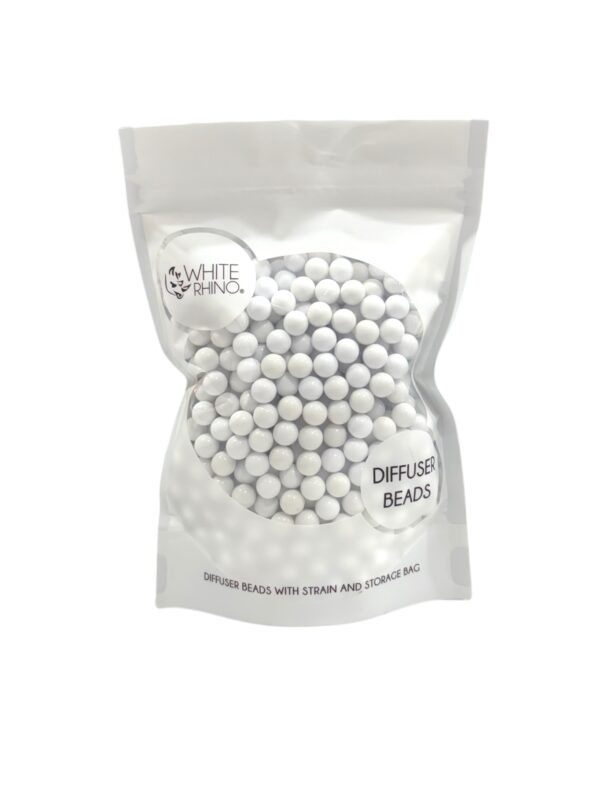 WHITE RHINO DIFFUSER BEADS WHITE WB1005 - Image 2