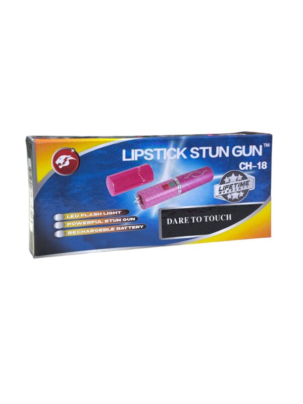 CHEETAH LIPSTICK STUNGUN WITH LED