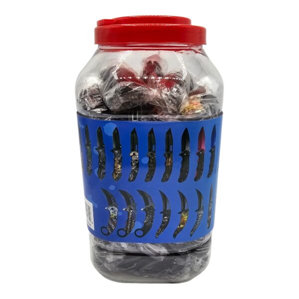 KNIFE JAR 48CT ASSORTED