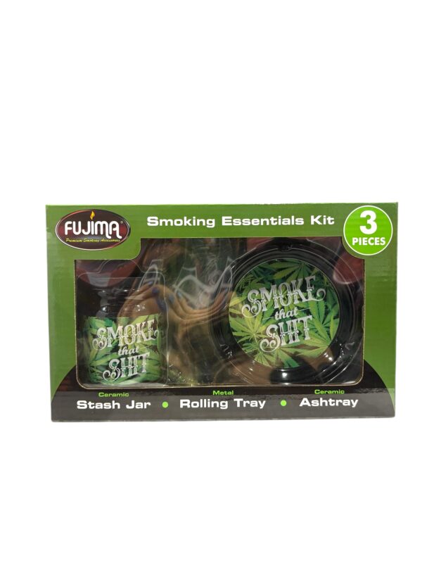 GIFT BOX FUJIMA SMOKING ESSENTIALS KIT CERAMIC 3PC SMOKE THAT - Image 2